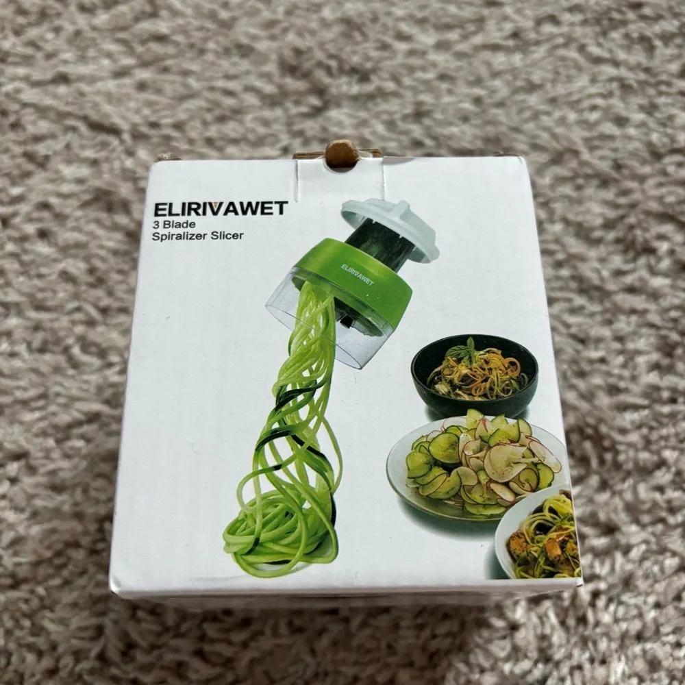 Elirivawet Green Vegetable Spiralizer Slicer